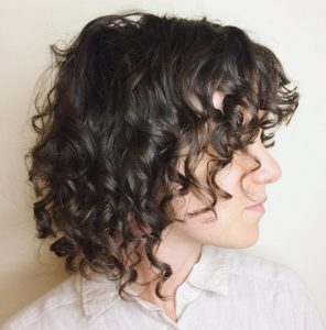 Medium length fine outlet curly hair