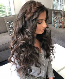 Thick wavy 2024 long hair